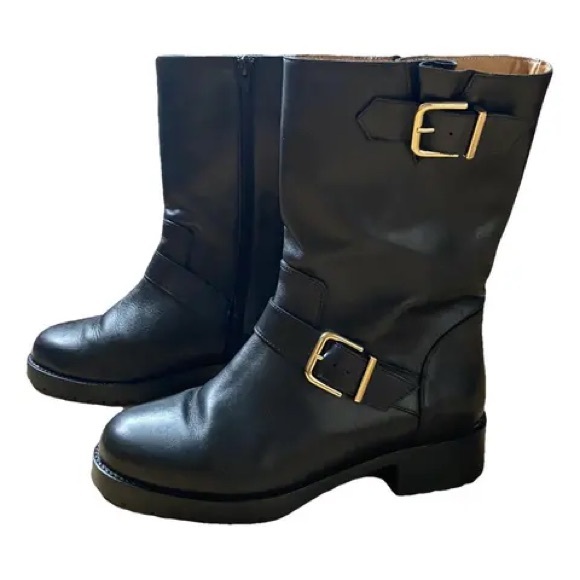 BURBERRY Brit Boots Dunbar Flat Mid Boot sz 40 - Picture 4 of 14